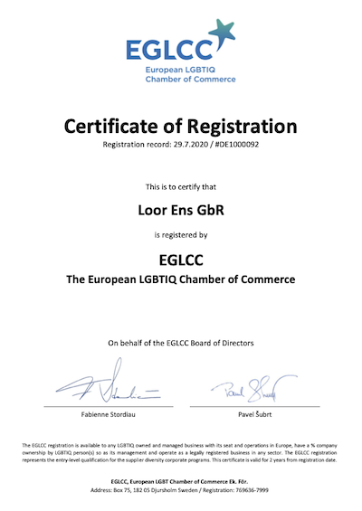 EGLCC Zertifikat